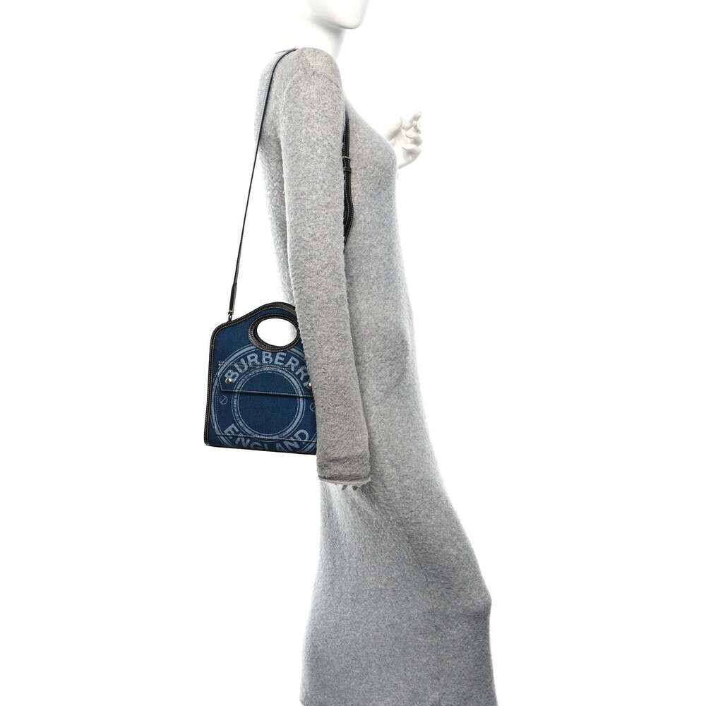 Burberry Denim Smooth Calfskin Mini #262766B47B - Picture 2 of 9